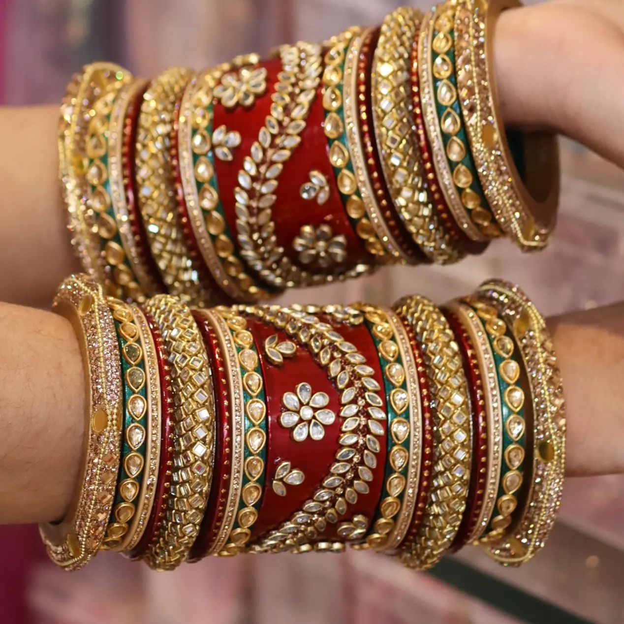 lakh wedding bangles set